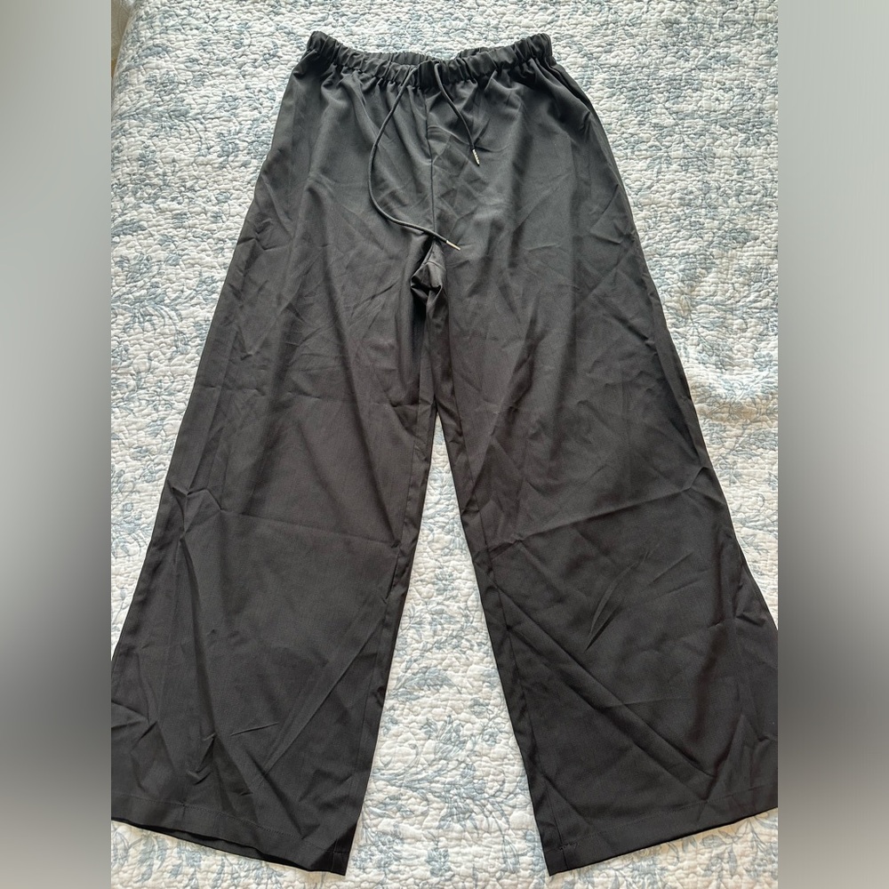 Shein black wide leg pants